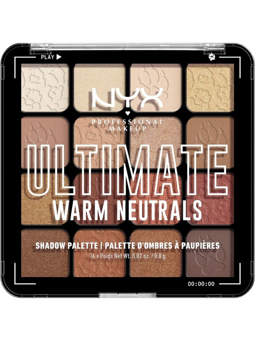 Ultimate Eyeshadow Palette - Warm Neutrals, Highly Pigmented, Versatile Makeup